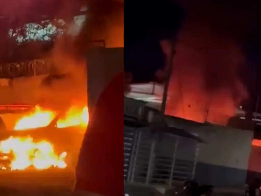 Incendian parqueadero de la empresa de Air-e en Fundación, Magdalena