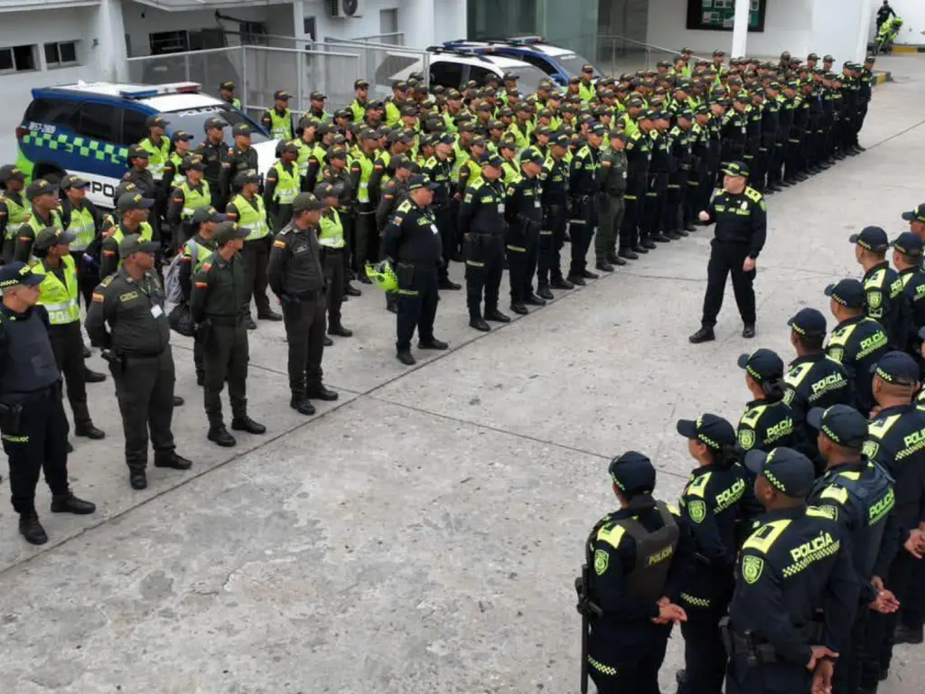 500 policías y drones asegurarán el partido Colombia-Bolivia