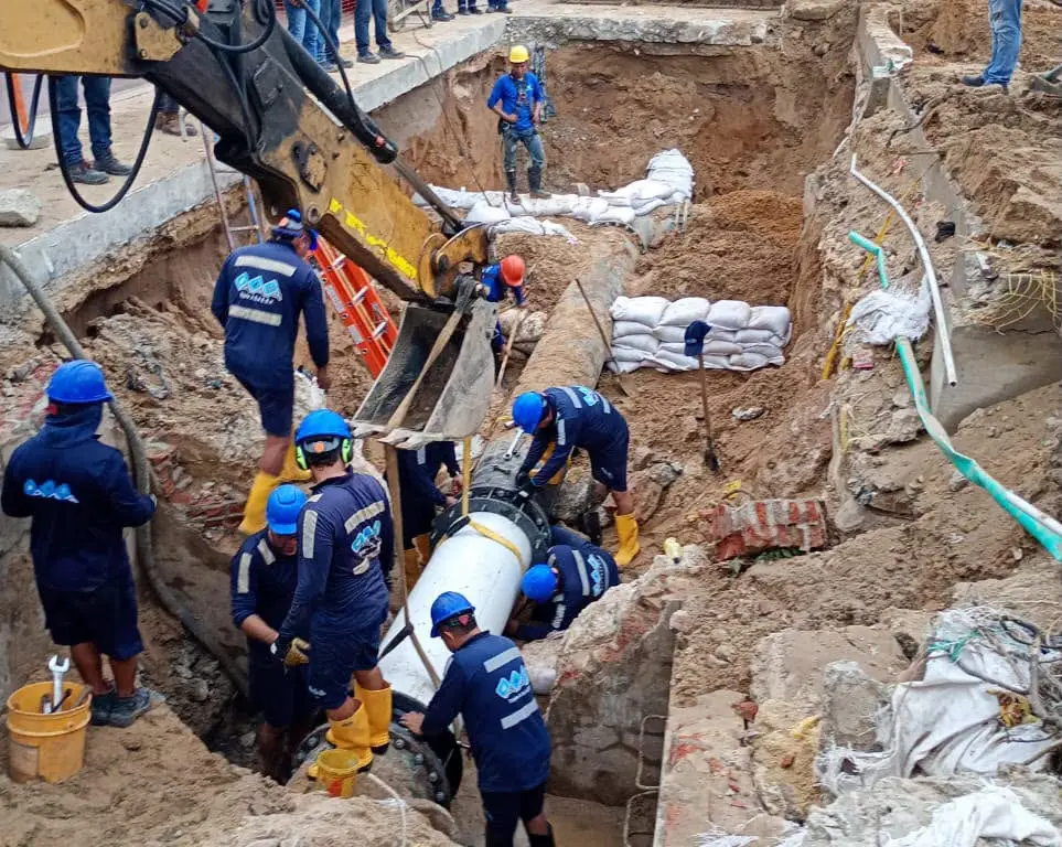 Tres días sin agua: barrios de Barranquilla y Soledad siguen esperando el fin de la reparación de Triple A